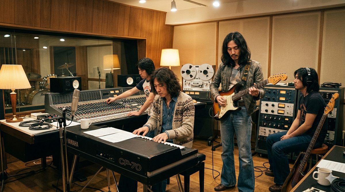 1970年代後期の日本のロックバンド、スタジオ録音シーン