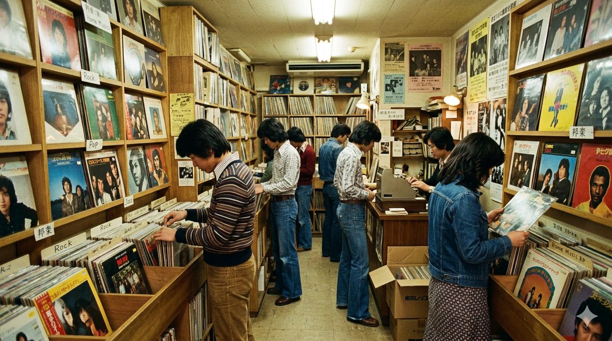 1970年代日本のレコードスタジオ、アナログ卓とテープレコーダー